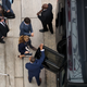 Trudeau getting into his motorcade. Photo credit: Getty Images